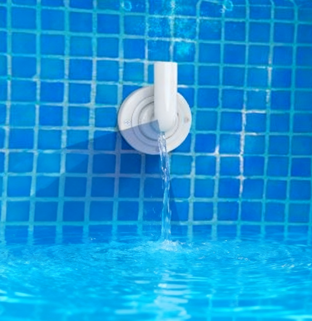 Durable ABS Plastic Pool Return Jet Fitting with Anti-Clog Nozzle for Inground Swimming Pool Systems