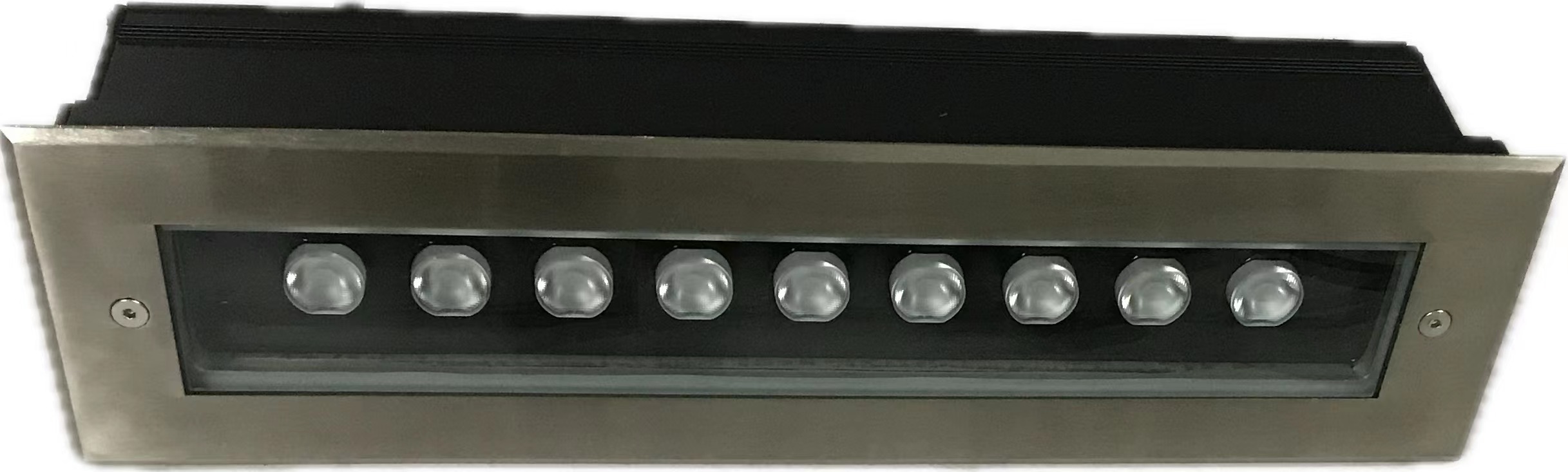 Underwater LED Lamp with RGBW and Dimmable Feature for Pool Landscape in Stainless Steel