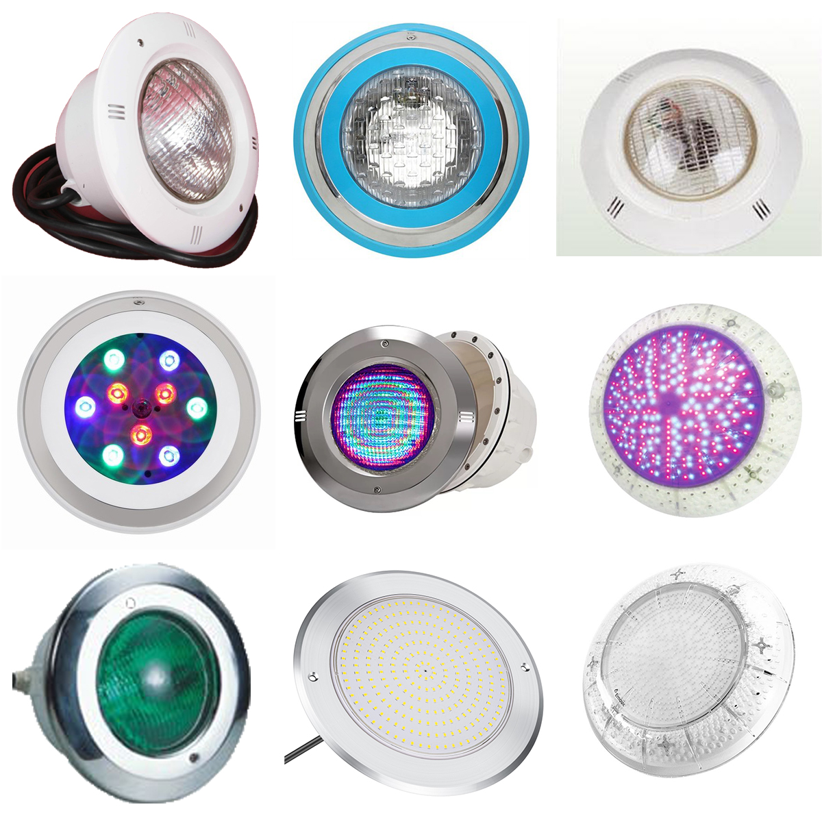 Swimming Pool Light Underwater Emaux LED Pool Light Wall Mounted IP68 Underwater Light Low Voltage 12V Underwater Atmosphere Light
