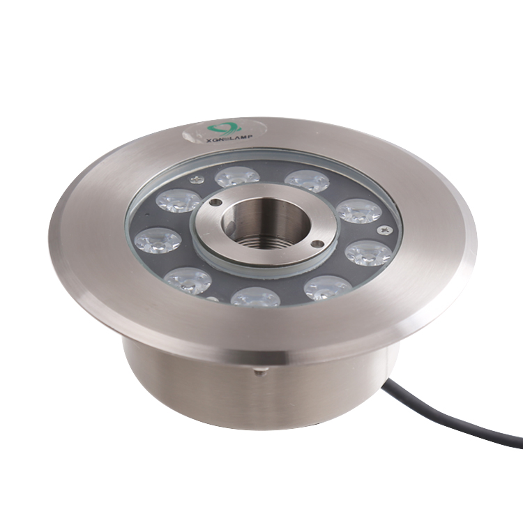 12v 24v LED9W RGB Hot Sales Ip68 Waterproof Outdoor Swimming Pool Underwater Recessed Lights 304 Stainless Steel