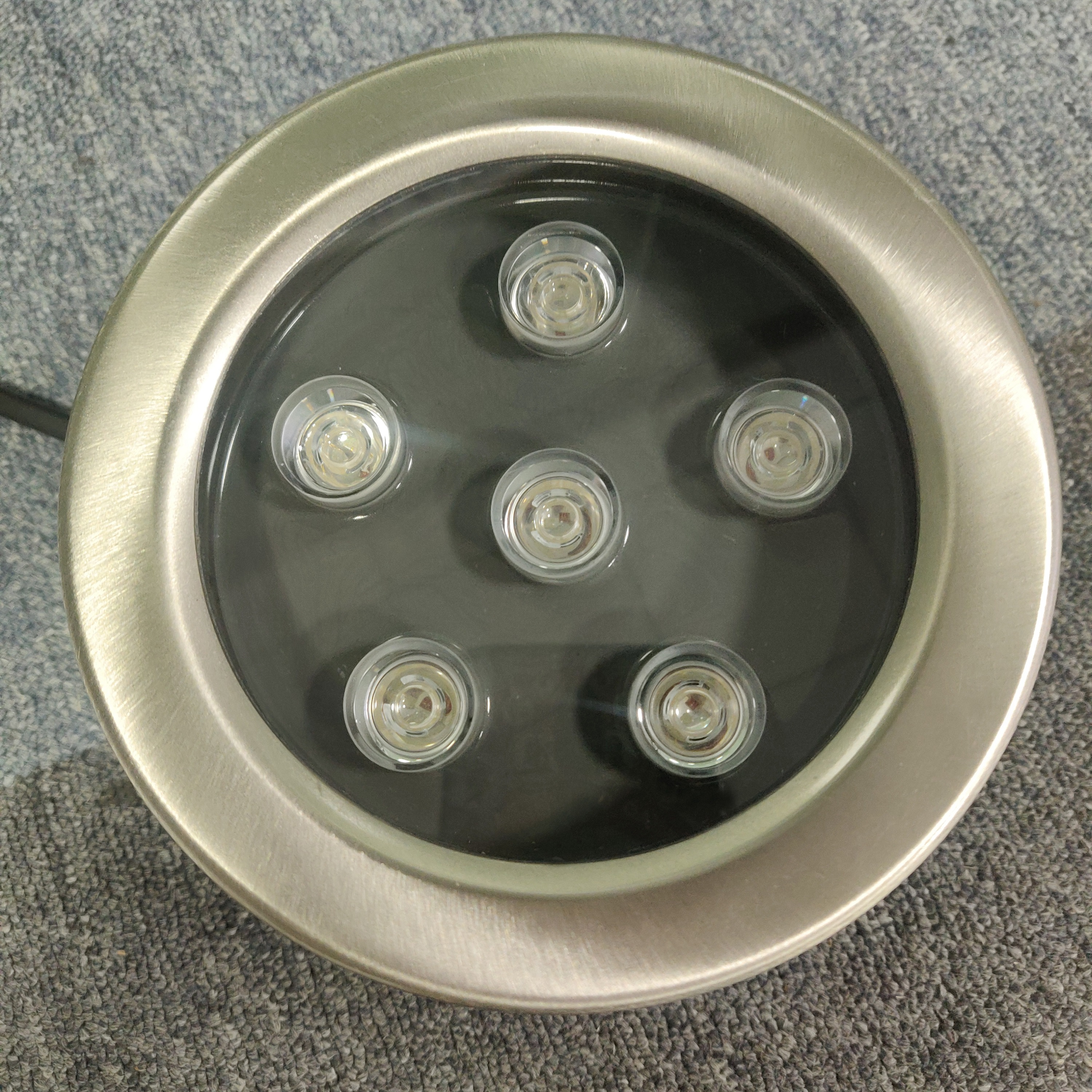 Yaokinglite YK-UW122A 304 Stainless Steel 24V IP68 Waterproof RGB 18W Submersible LED Pool Lights White For Landscape Lighting