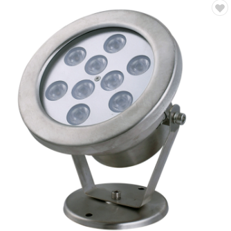 Stainless Steel Waterproof Ip68 AC24v-6w Rgb Color Changing Underwater Fountain Led Light