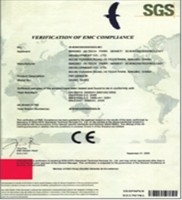 Product Certificate 3