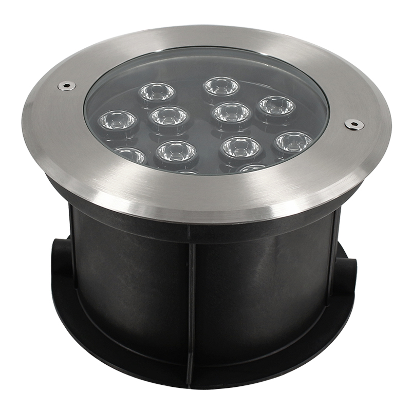 12W DMX RGB/Single Color LED IP68 Waterproof Stainless Steel Underwater Spot Light For Swimming Pool &amp; Landscape