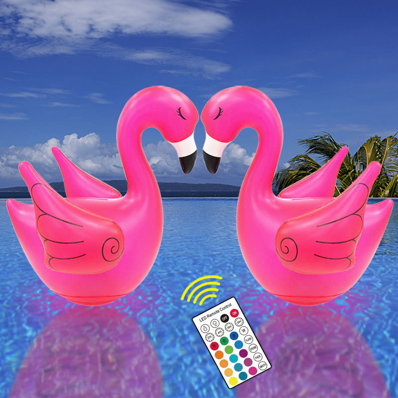 RGBW Color Changing Flamingo Swimming Pool Light 3