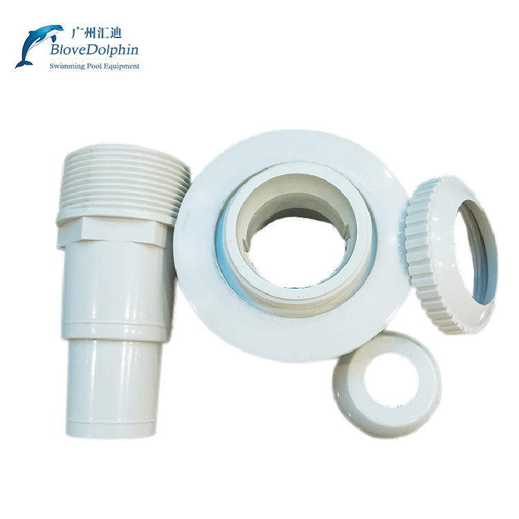 Swimming Pool Massage Nozzle Swimming Pool Accessories Swimming Pool Spa Return Jet Fitting With Adjustable Jet Eyeball