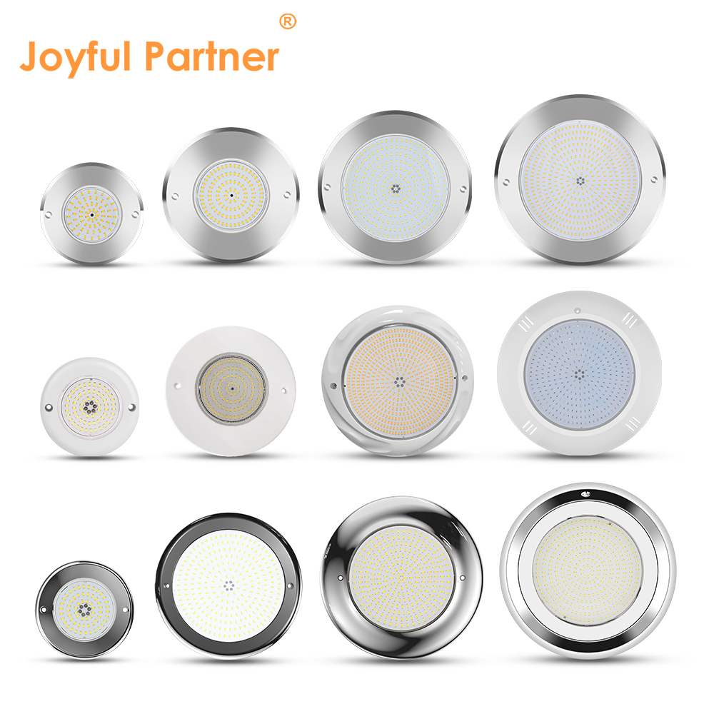 IP68 Waterproof PAR56 LED Concrete Swimming Pool Light Liner Pools Lamp Ss316 Cover 12v Warmwhite Rgb Controlled by Wifi Remote