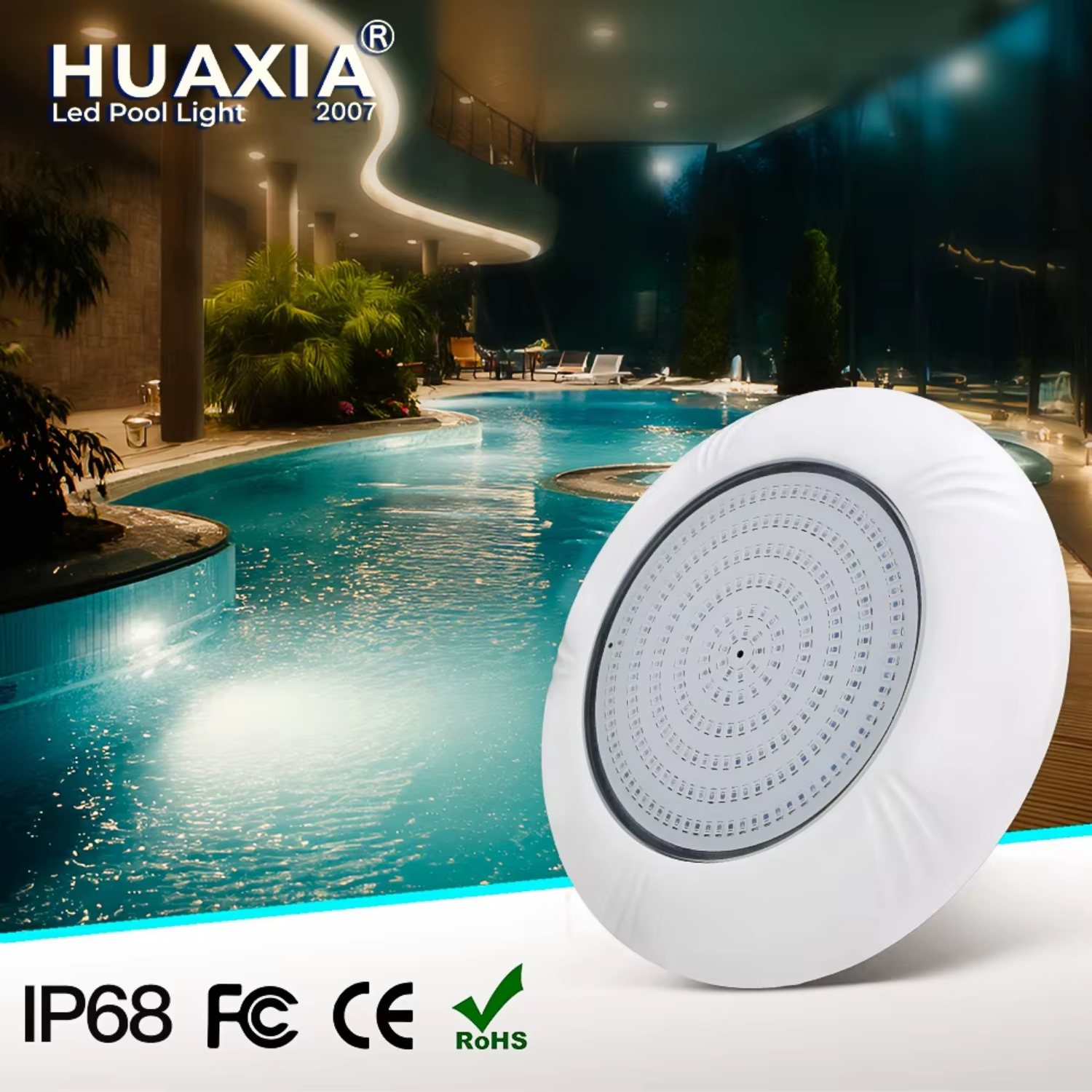 12V IP68 Waterproof 18W LED Pool Light Applications