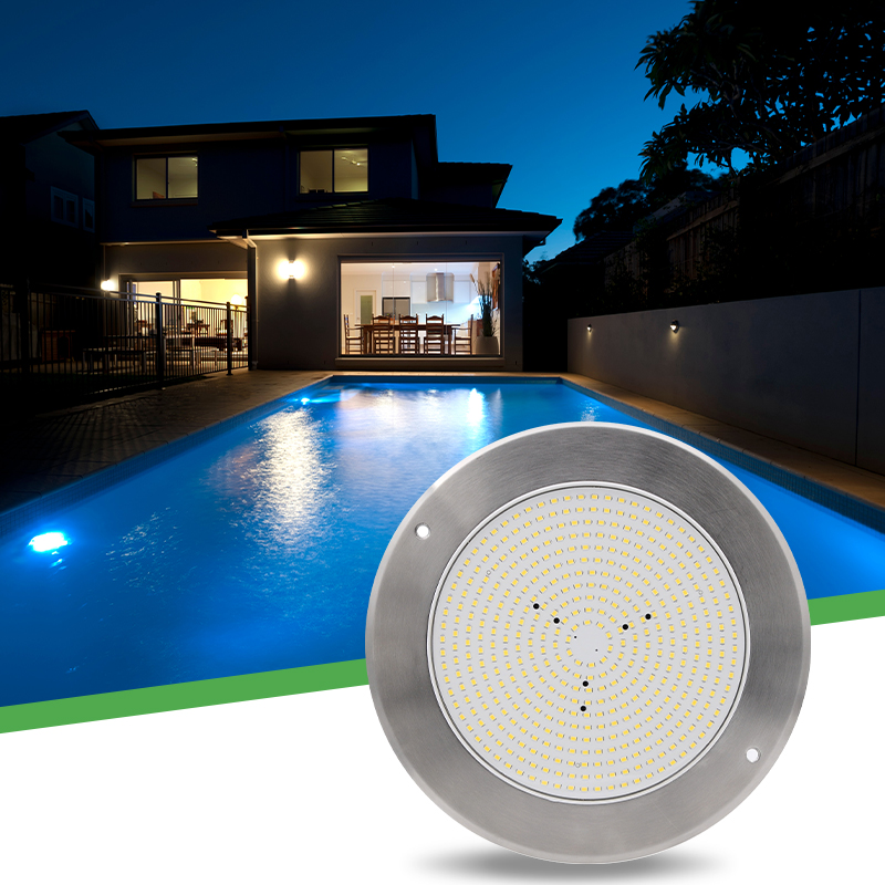 IP68 Recessed Pool Lights DC12V 24W Lights For Swimming Pools Stainless Steel Best Pool Lights 3000K/ 6000K/single Color RGB
