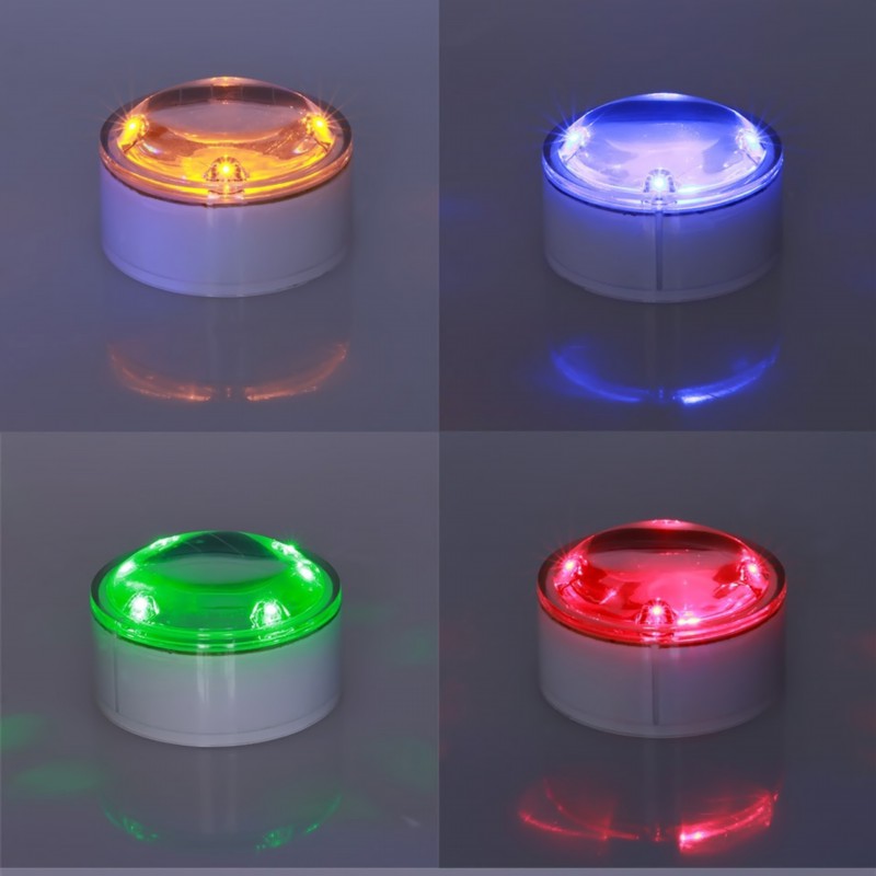 Outdoor Waterproof IP67 IP68 Solar Automatic Charging RGB LED Garden Path Swimming Pool Underwater Light