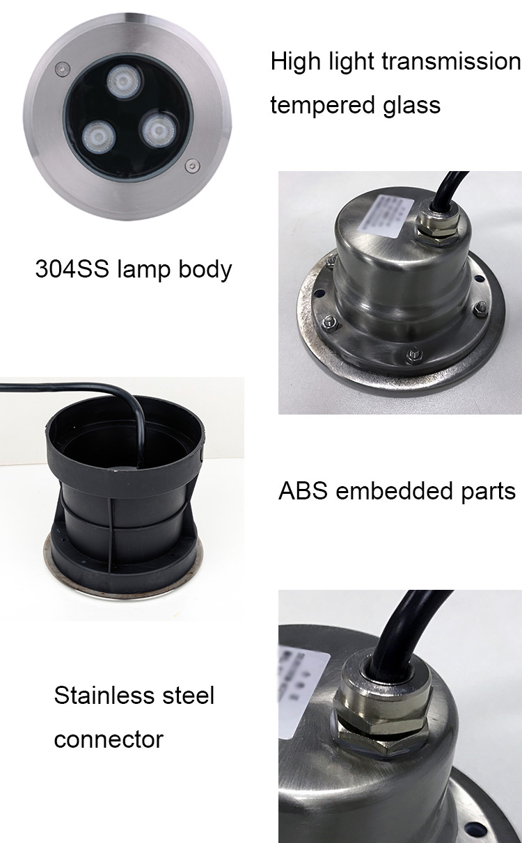 LED Buried Light Technical Diagram