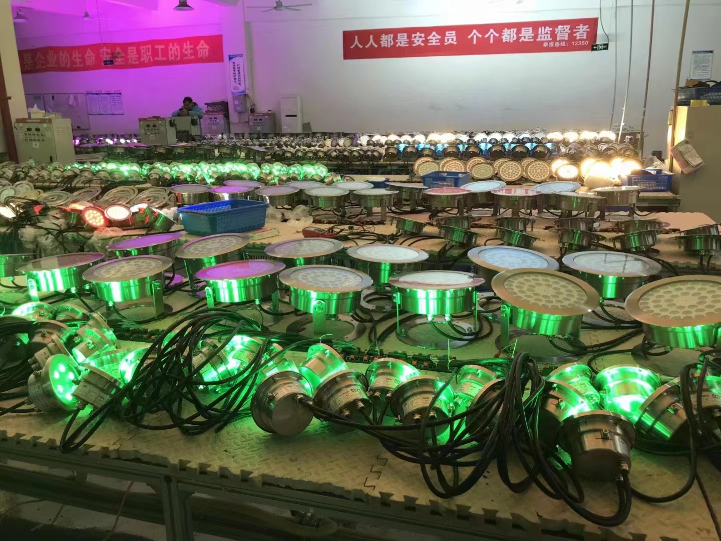 Stainless Steel Waterproof Ip68 AC24v-6w Rgb Color Changing Underwater Fountain Led Light