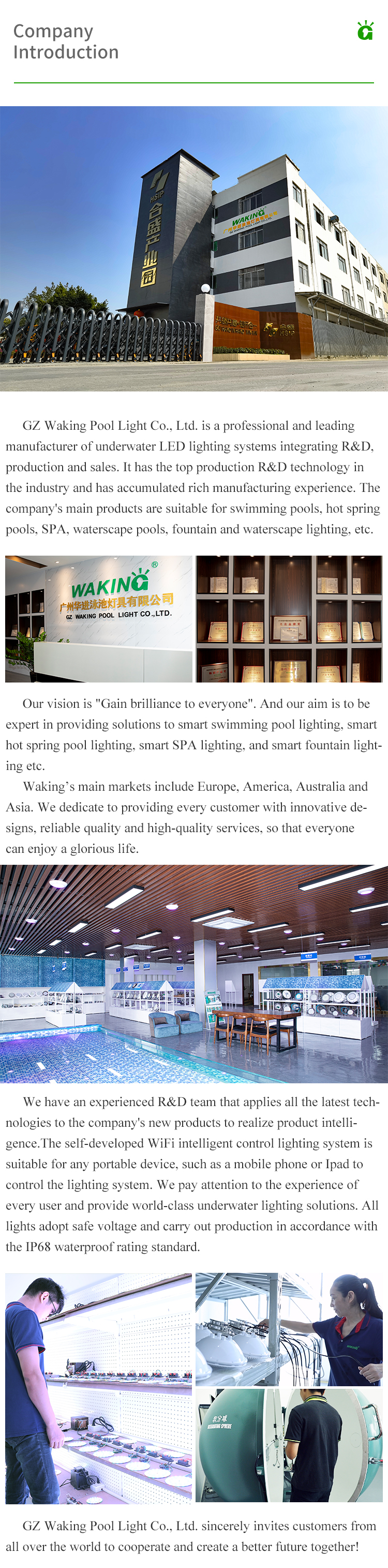 Recessed LED Full Resin Filled Pool Light for Vinyl Liner Swimming Pool and Concrete Swimming Pool