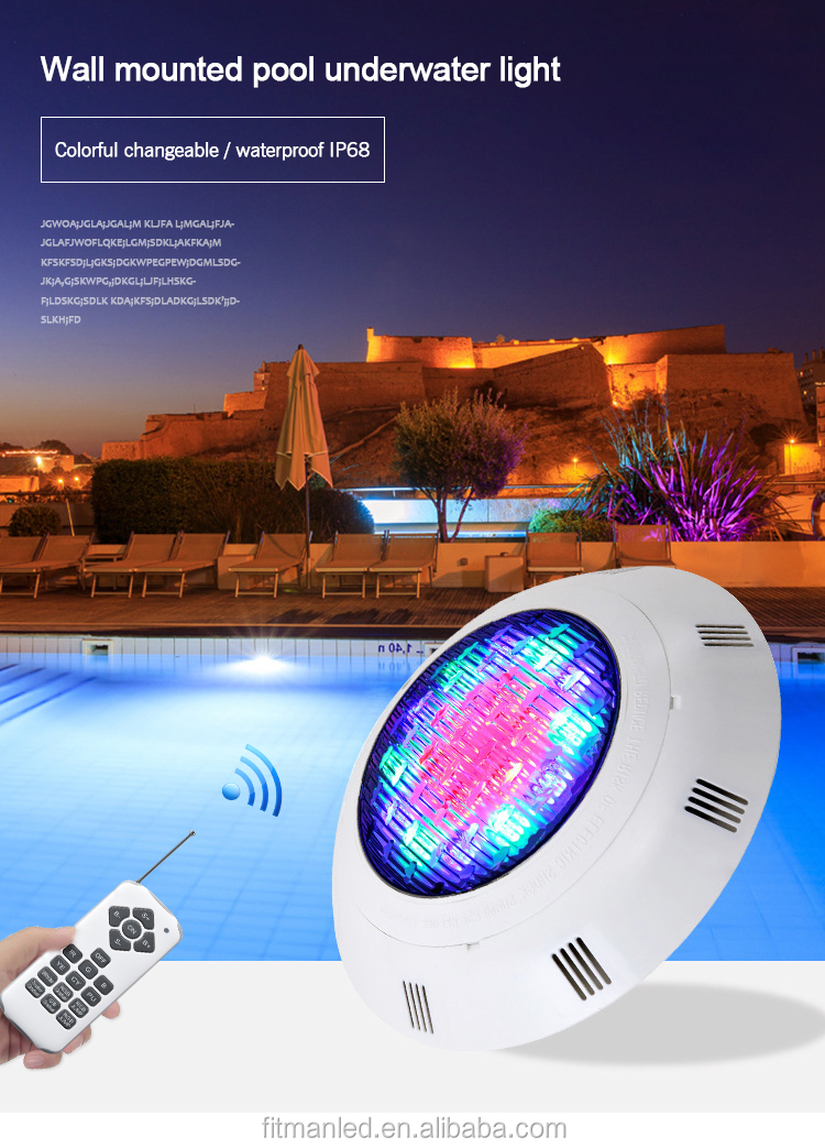 RGB Pool Led Lamp Colourful Swimming Pool Spotlight