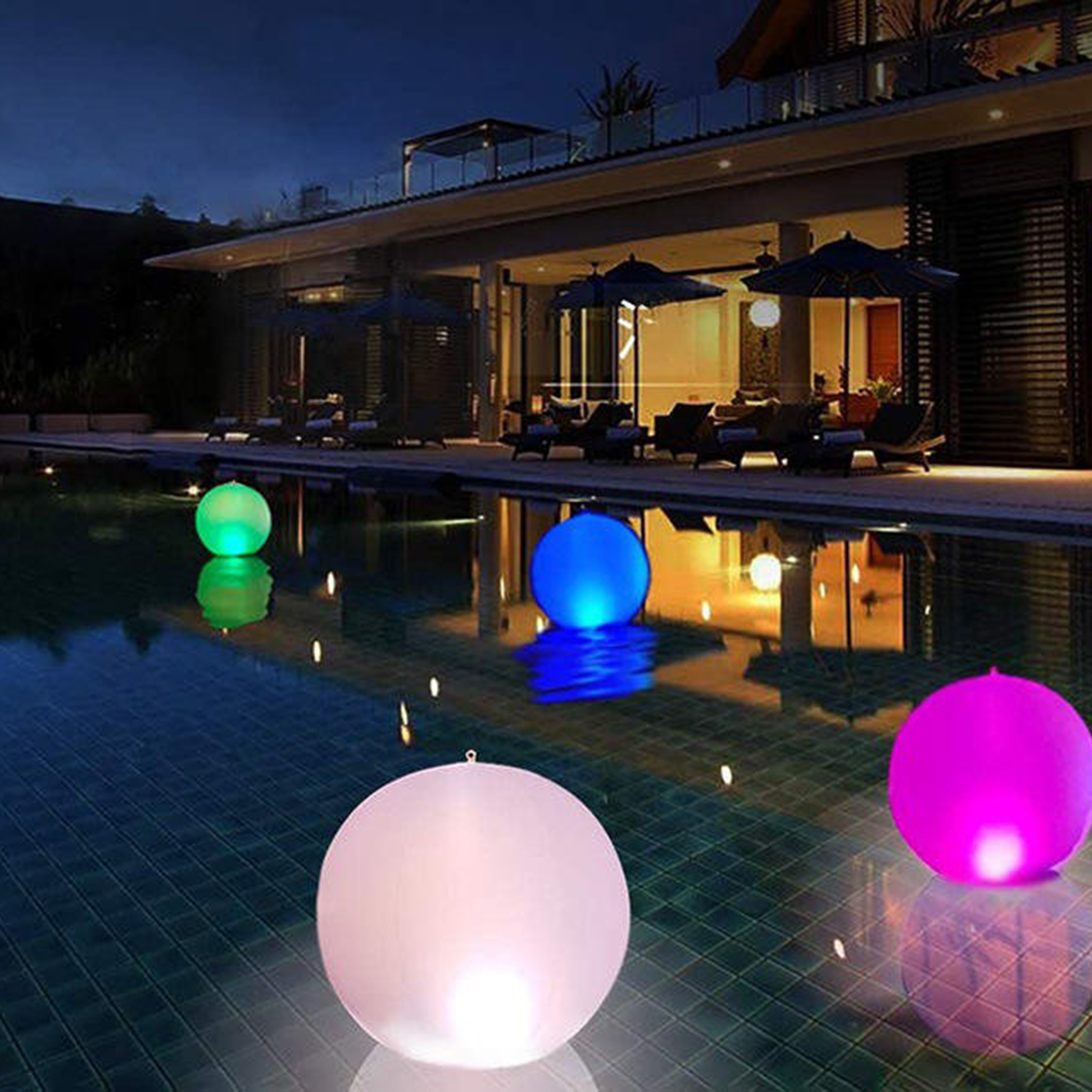 Led Ball RGB Color Changing Large Illuminated Outdoor Spheres Floating Swimming Pool Light