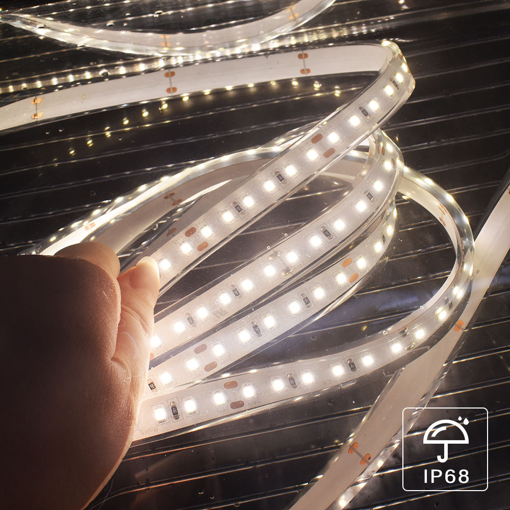 PU IP68 Underwater LED Strip Light 24V LED Neon Flex Strip Waterproof For Pool Lighting And Fountain Lighting