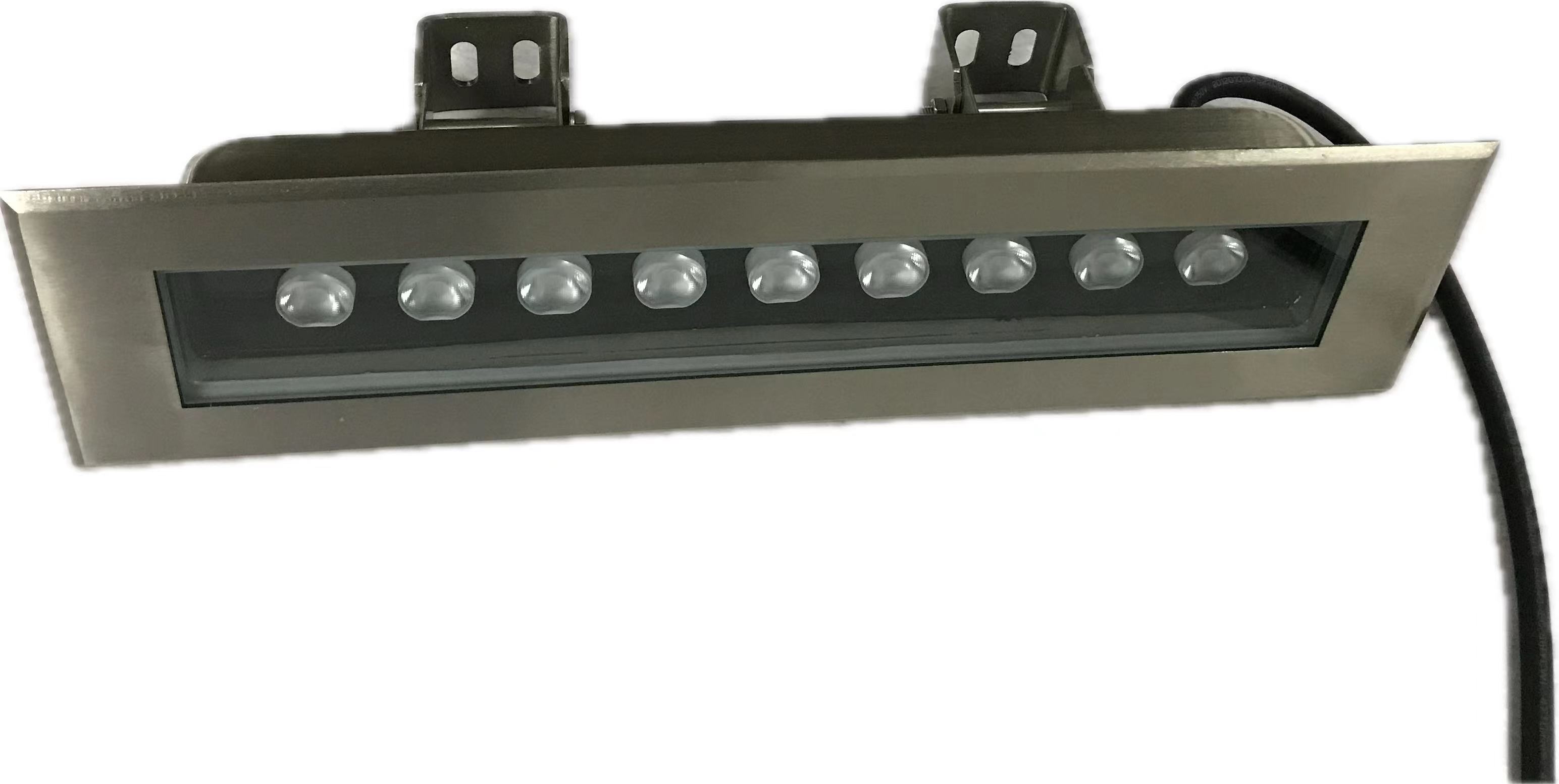 Underwater LED Lamp with RGBW and Dimmable Feature for Pool Landscape in Stainless Steel