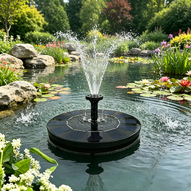 5 LED Lights Waterproof Solar Powered Fish Pond/Pool Decoration Water Pump Light with Remote Control