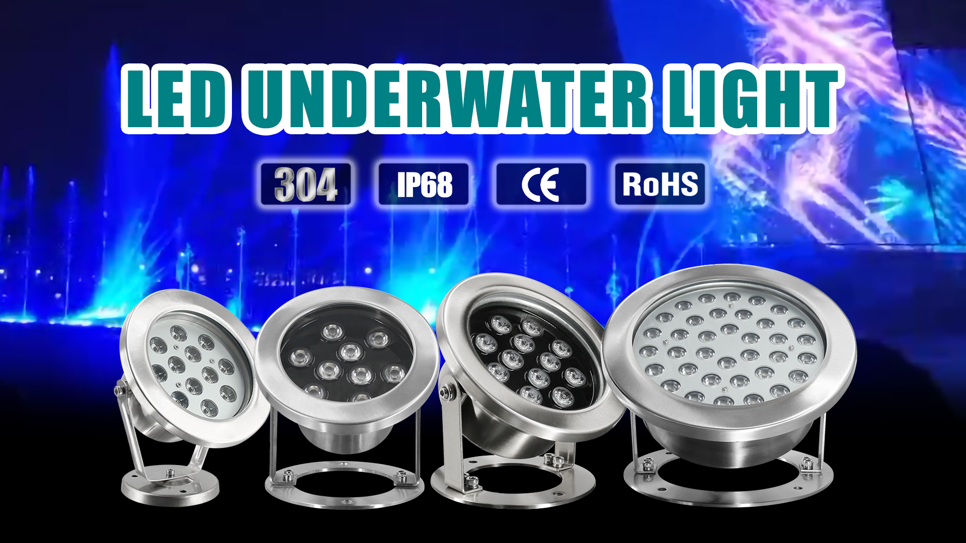 Premium LED Underwater Light Showcase