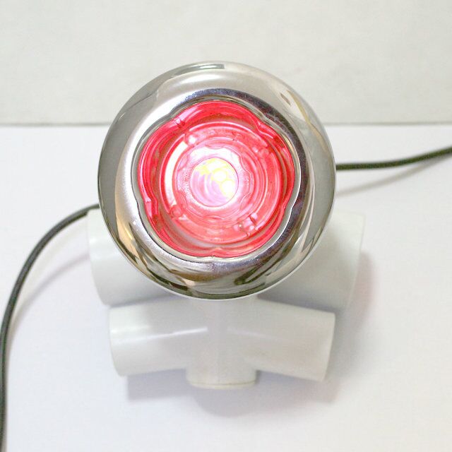 RGB Color-Changing Waterproof LED Underwater Jet Light for Hotel Use ABS Material IP68 Sauna Bathtub Swimming Pool Lighting E27