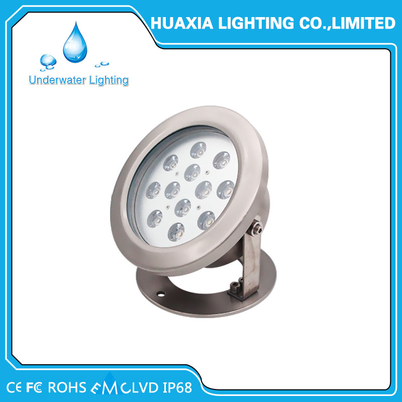 High Power IP68 Waterproof Stainless Steel Swimming Pool Astral 36W LED Underwater Light Solar Powered LED Spot Light
