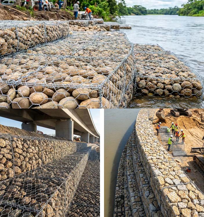 Erosion control and retaining wall layout design