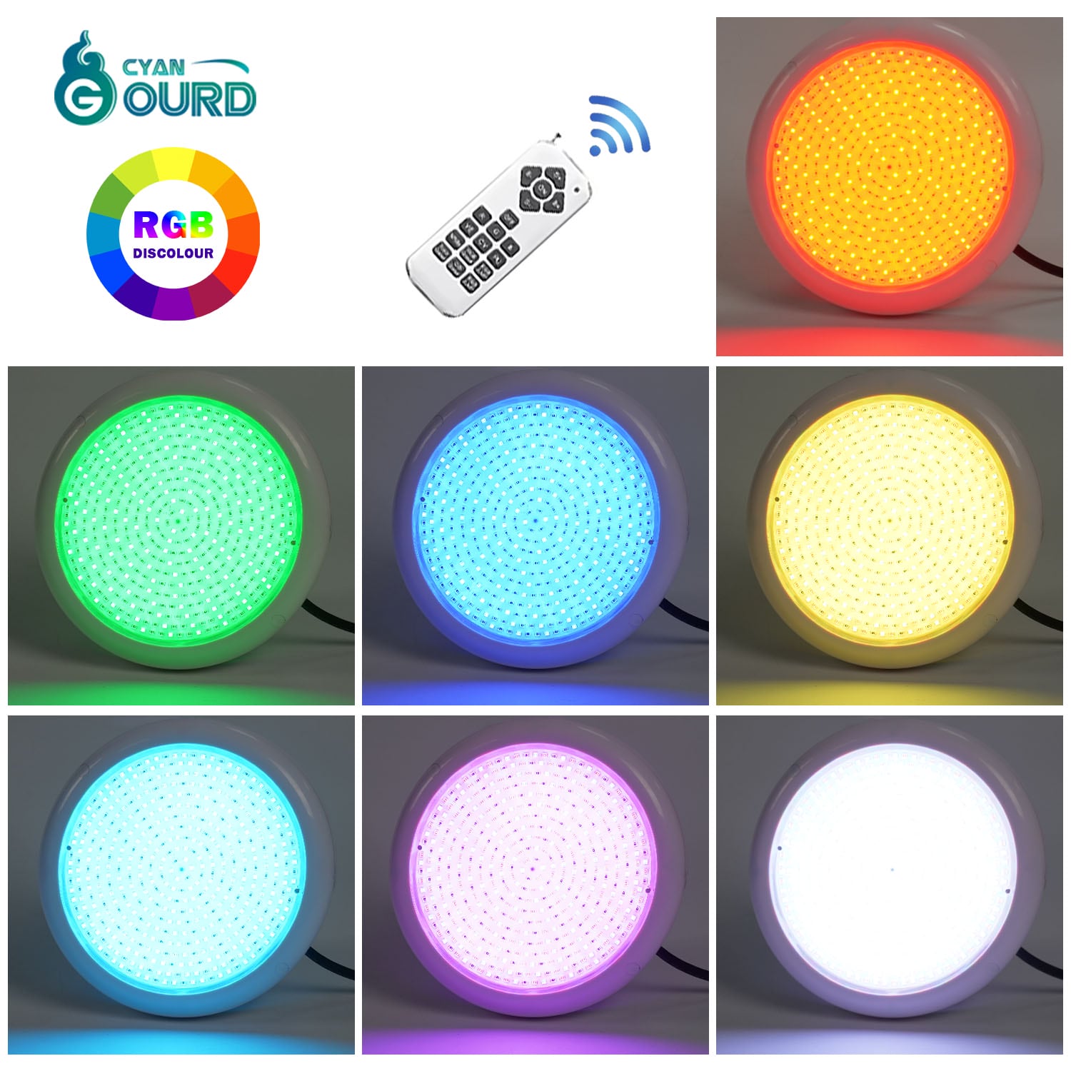 Ip68 Waterproof 12v Rgbw Wifi Control Smart App Tuya Remote Control For Swimming Pools Wholesale Supplier Led Pool Light