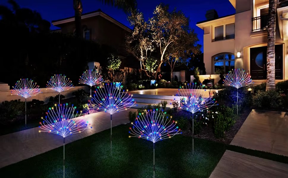 Waterproof Solar Firework Light Outdoor