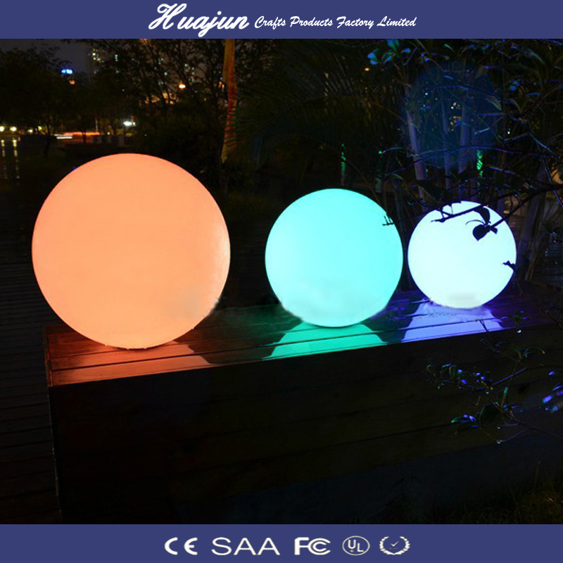 LED Floating Swimming Pool Ball Light IP68 Rating AC/Battery Power Touch Control Plastic Smart Construction for Garden Hotel Use