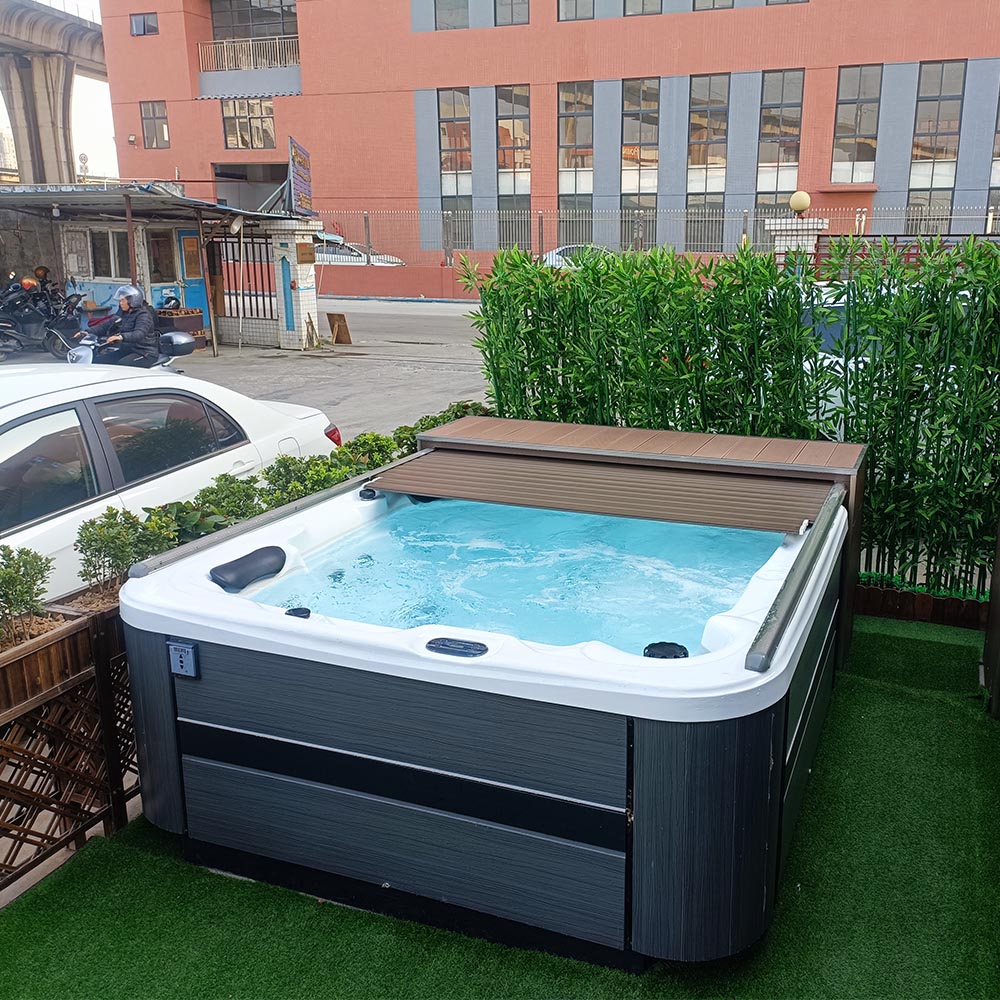 Swimming Pool Roller Cover Electric Roller Reel Wooden Automatic Pool Cover Swimming Pool Cover