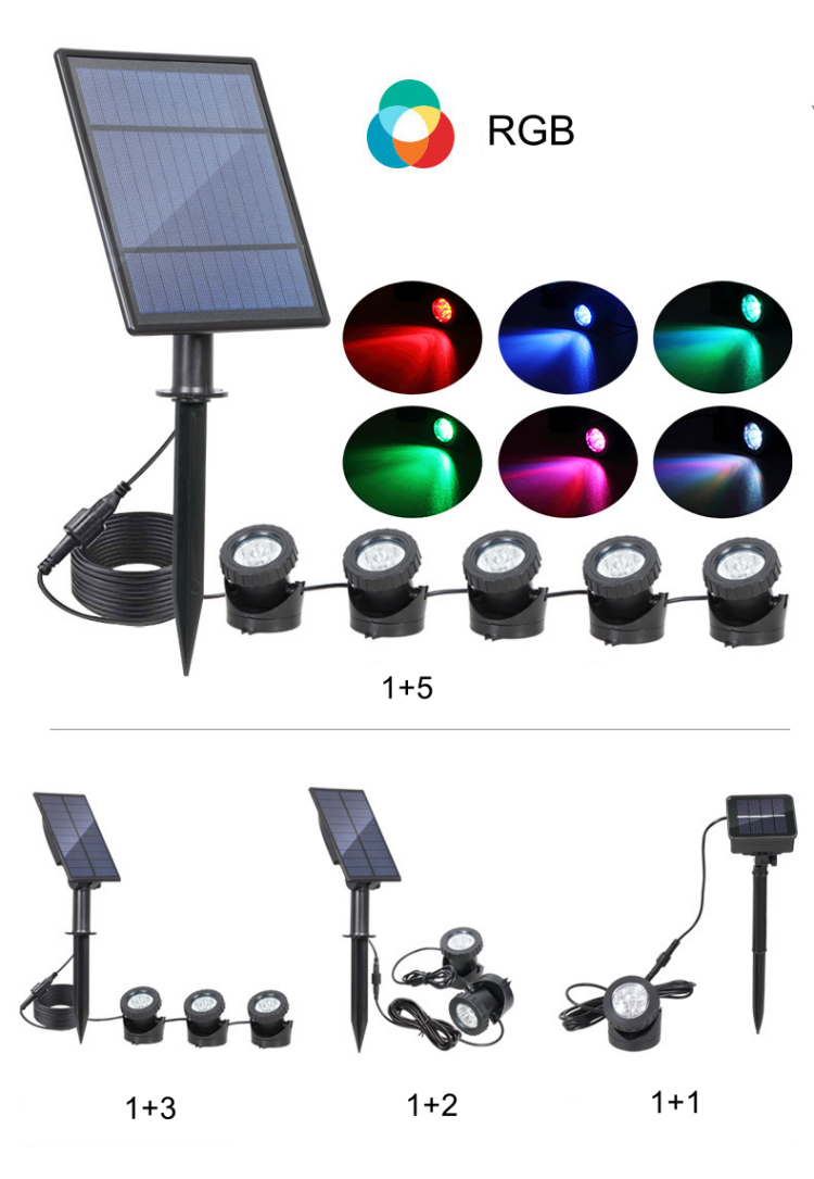 Solar Pool Light Setup
