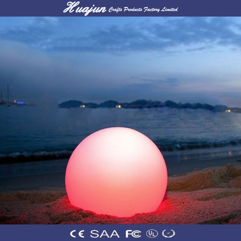 LED Floating Swimming Pool Ball Light IP68 Rating AC/Battery Power Touch Control Plastic Smart Construction for Garden Hotel Use