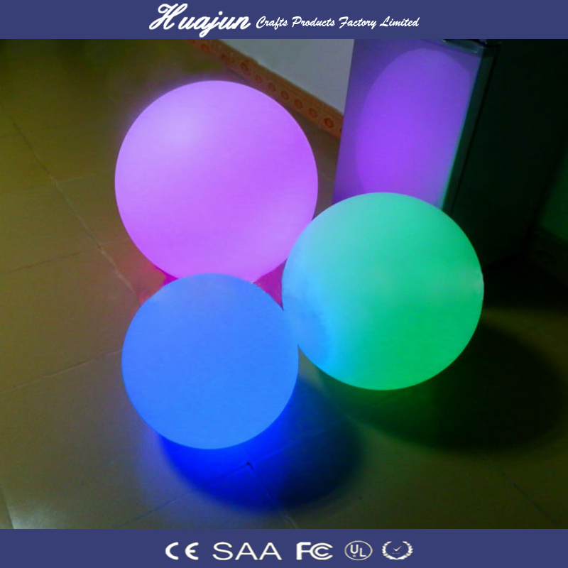 LED Floating Swimming Pool Ball Light IP68 Rating AC/Battery Power Touch Control Plastic Smart Construction for Garden Hotel Use