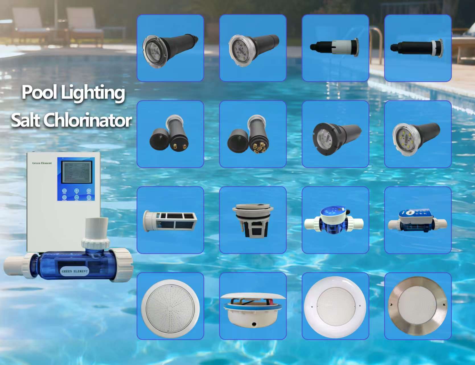 Waterproof LED Pool Lights Detail