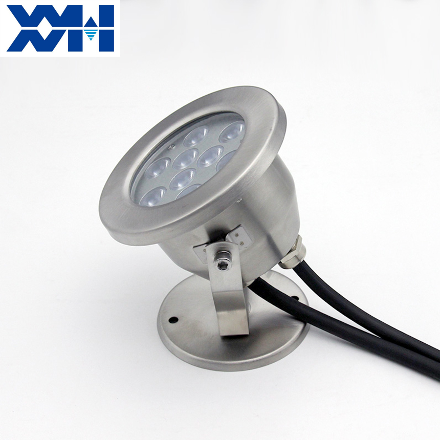 Outdoor Ip68 Waterproof Stainless Steel Dmx512 Controller Rgb Warm White 3000k Garden Fountain Landscape Underwater Pool Light
