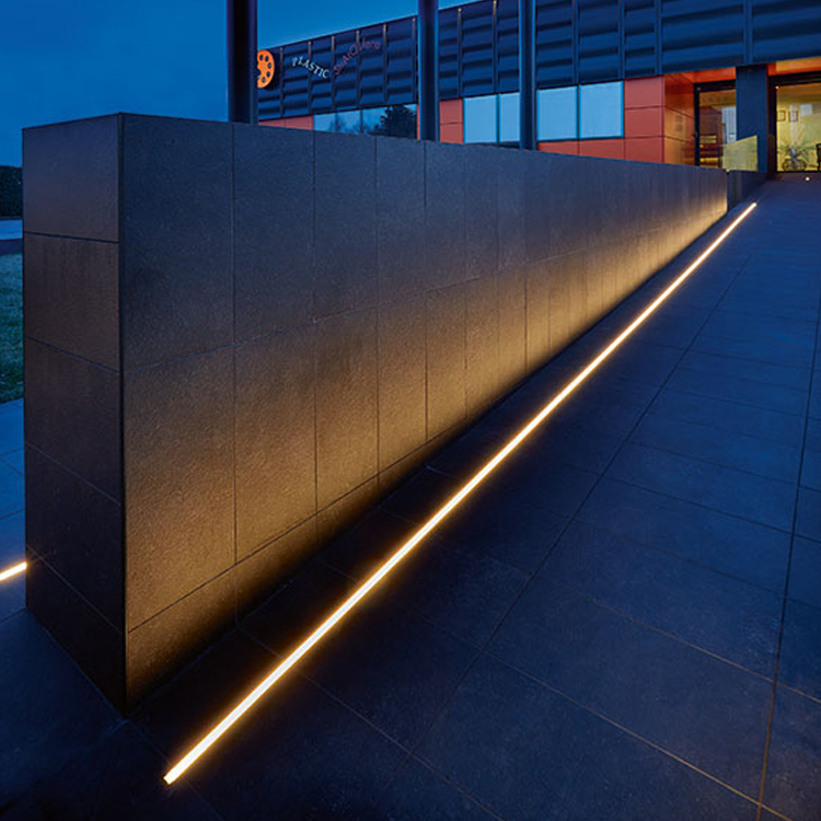 Recessed Floor Linear Inground Light RGB IP68 Waterproof DC24V Swimming Pool Linear Light inground light