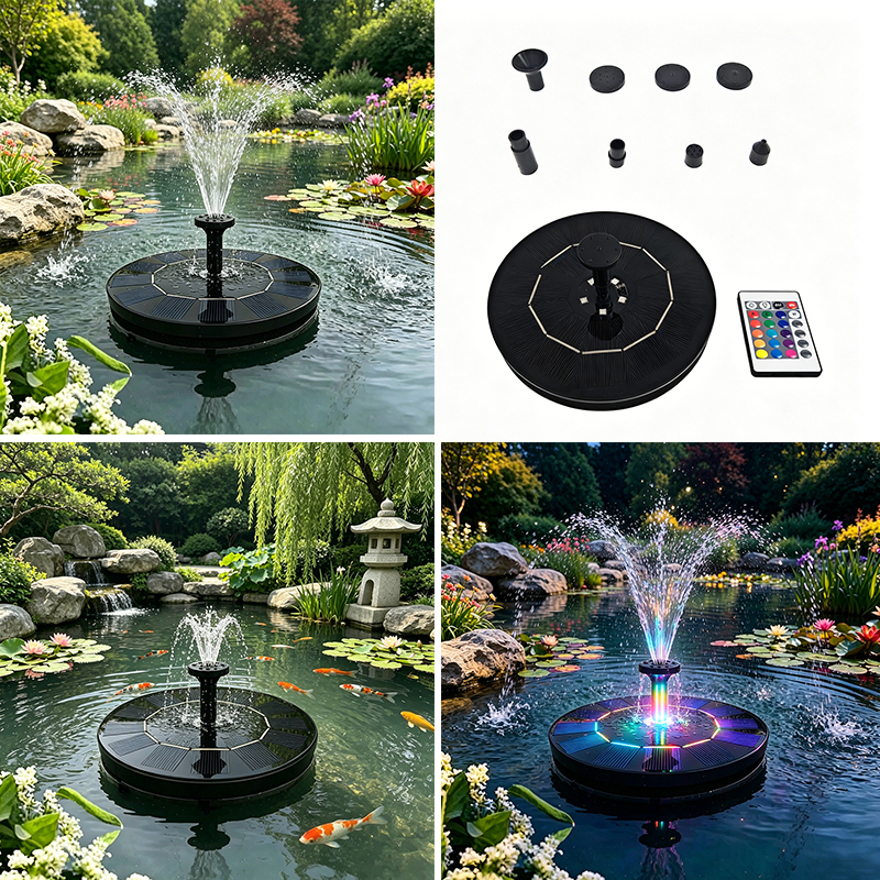 Solar Water Fountain Pump Specification Image