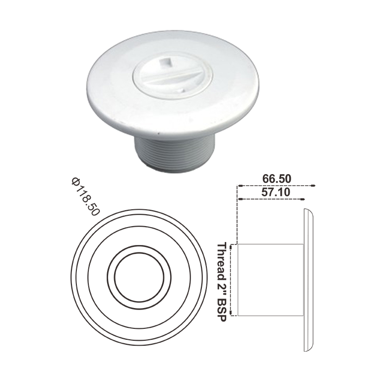 Pool Spray Nozzles Accessories Water Wall Return Jets for Swimming Pool