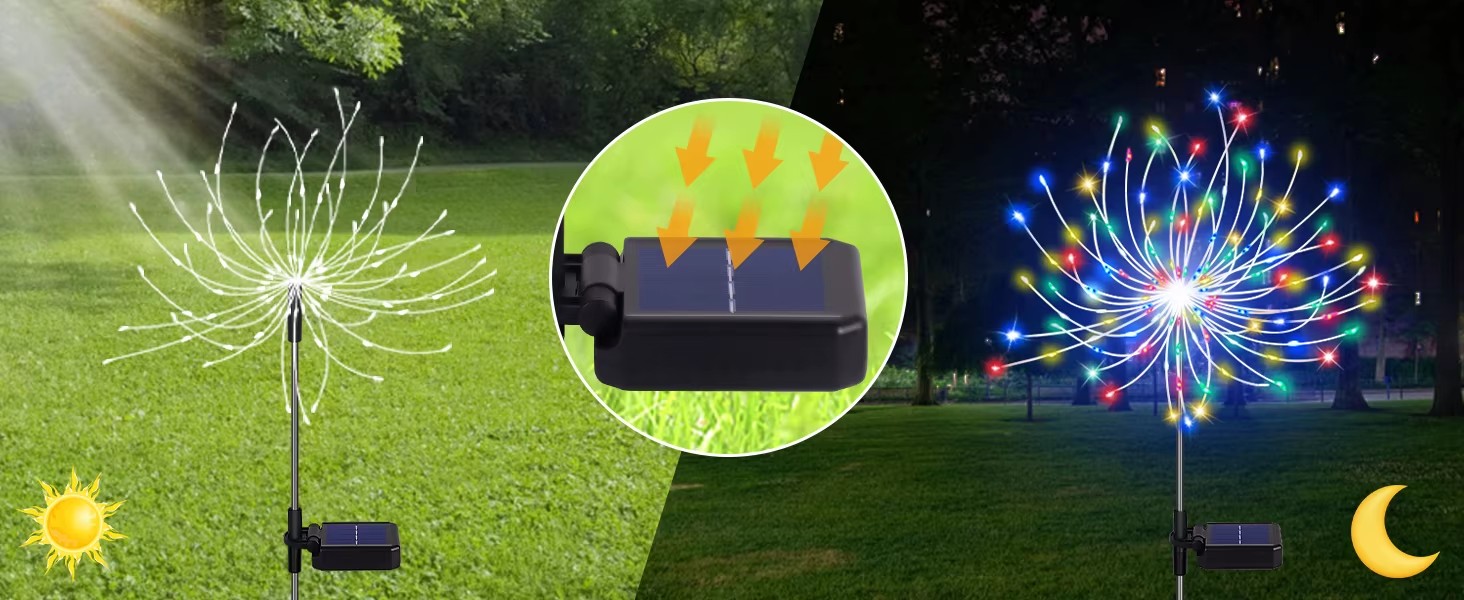 Warm White Solar Garden Light