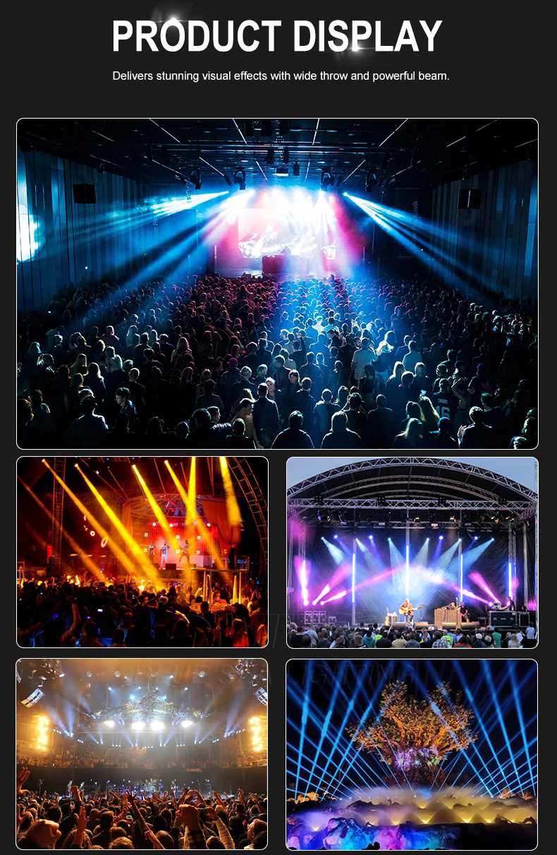 Waterproof IP65 Outdoor 420W RGBW Beam Moving Head Light