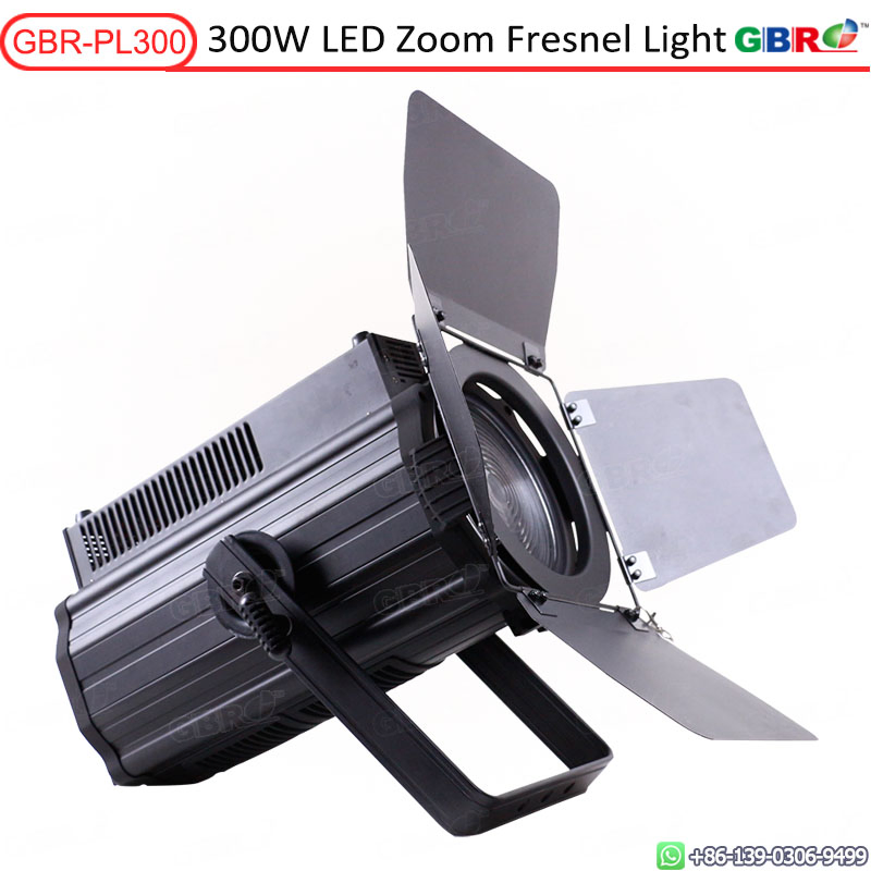 Gbr-Pl300 300W LED Zoom Fresnel Light