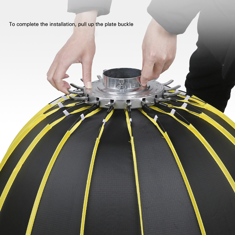 90cm Parabolic Softbox Professional Quick Set-up Deep Softbox With Grid And Bowen Mount For Studio Led Light