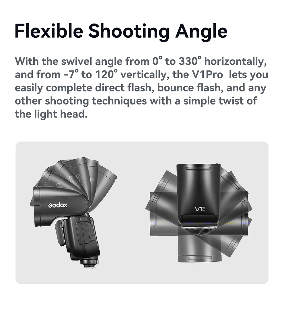 V1pro Camera Flash Light Speedlight for DSLR Mirrorless Canon Sony Nikon Fujifilm
