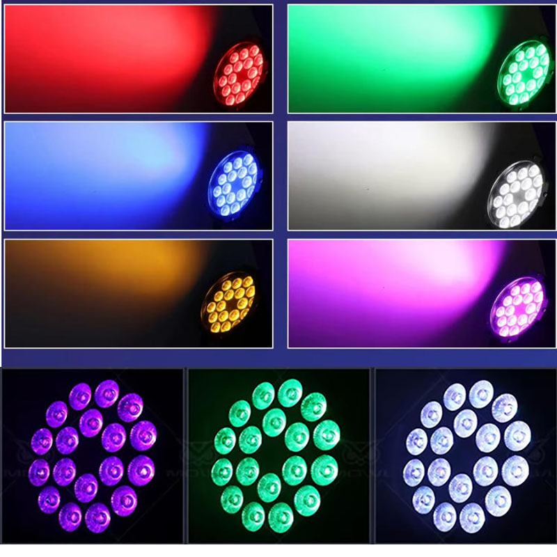 Manufacturer's Best Price IP65 CE 18*10W RGBW LED Par Can Flat Light 4in1 Waterproof Outdoor Stage Event DJ Lighting Spotlights