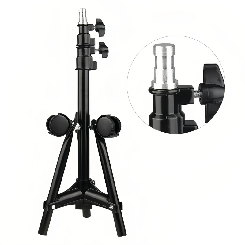 Aluminum 70cm Durable Flexible Folding Wheels Mini Portable Ring Light Floor Light Stand Base Roller Professional Photography