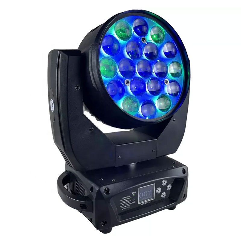 Botai Disco Stage Led Wash 19x15W LED Wash Lights Zoom Moving Head Beam Light