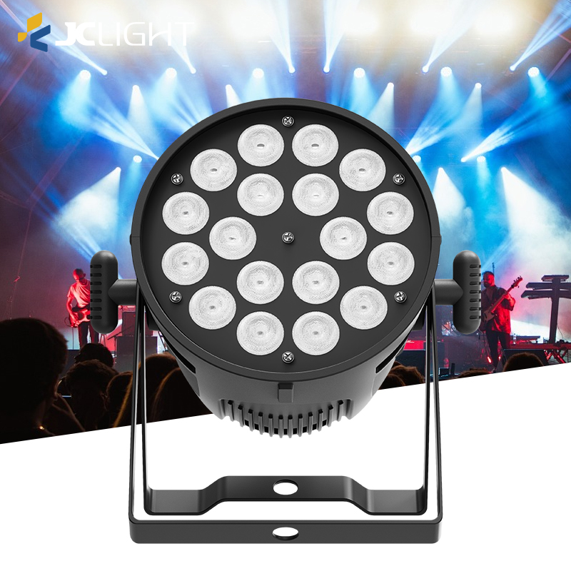 18Pcs Rgbw 4In1 Led Par Light 18*10W Par Can Stage Light Dj Party Disco Bar Effect Lighting With Remote Control