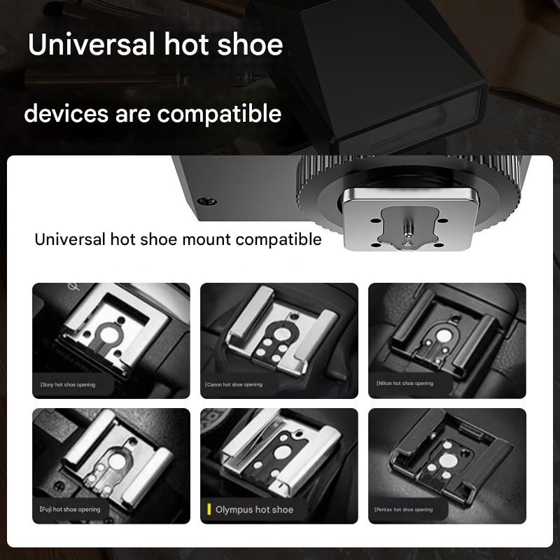 Mini on Camera Flash Speedlight Hot Shoe Mount Photography Flash Light for DSLR Camera Nikon Canon Sony Portable Flash Unit