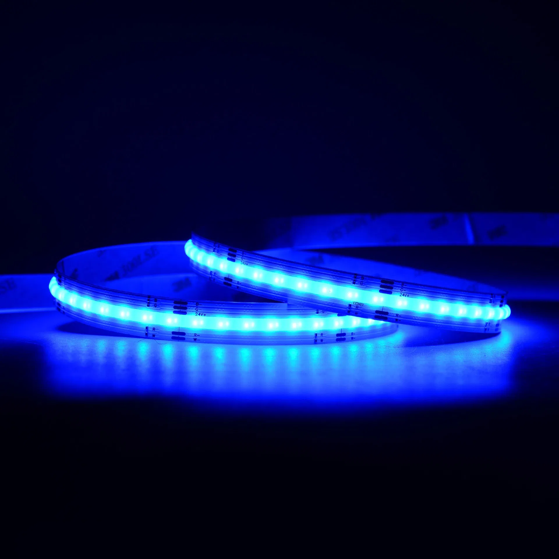 Outdoor Silicone Flexible RGBW Waterproof RGB COB IP67 IP68 10m 100m 24V 12V Warm White Rgbic Rgbww LED Strip Light LED Strip