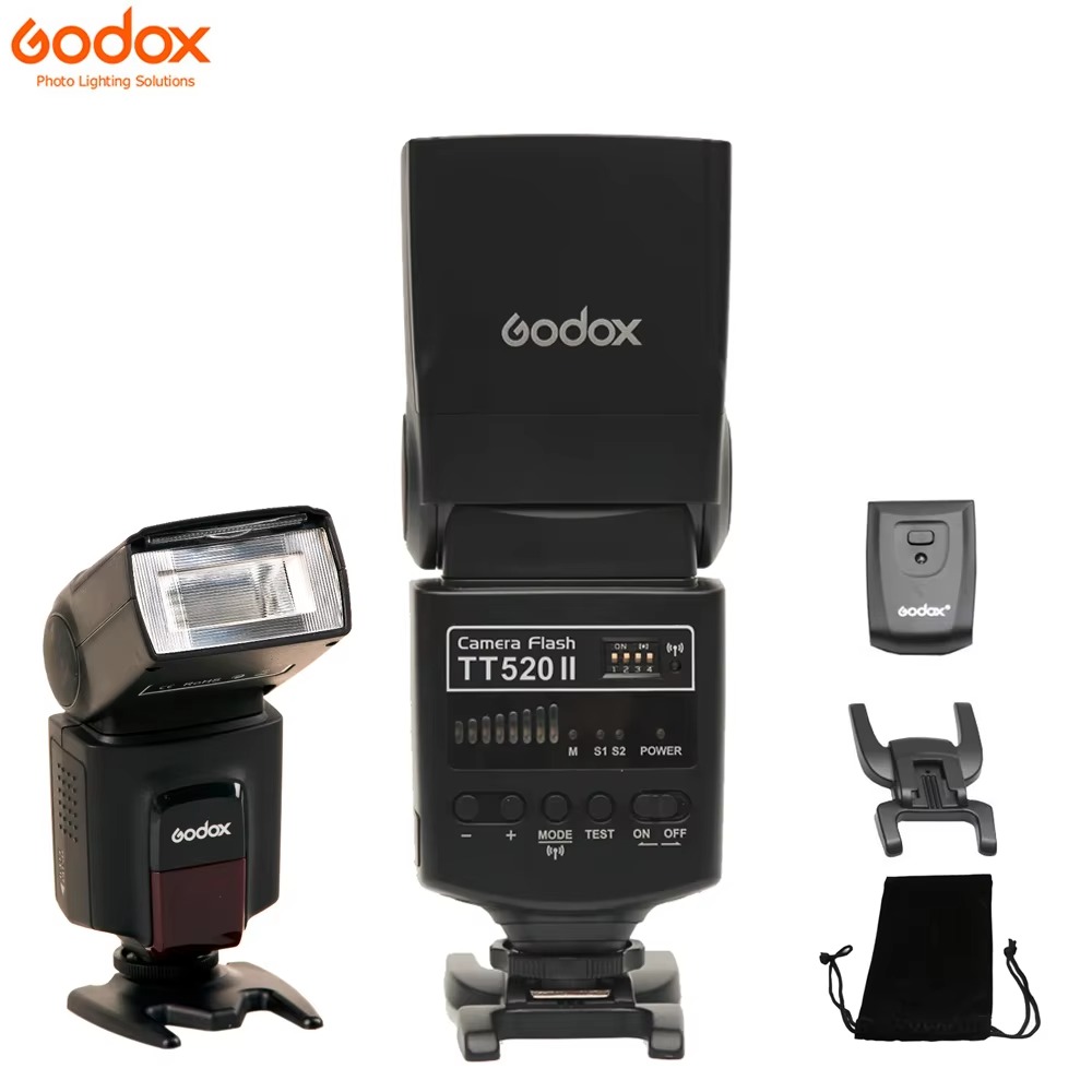 Godox TT520II Camera Flash Lights Dsrl Speedlight for Nikon Pentax Olympus Fujifilm